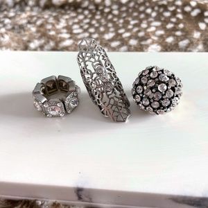 Glitzed out Rings